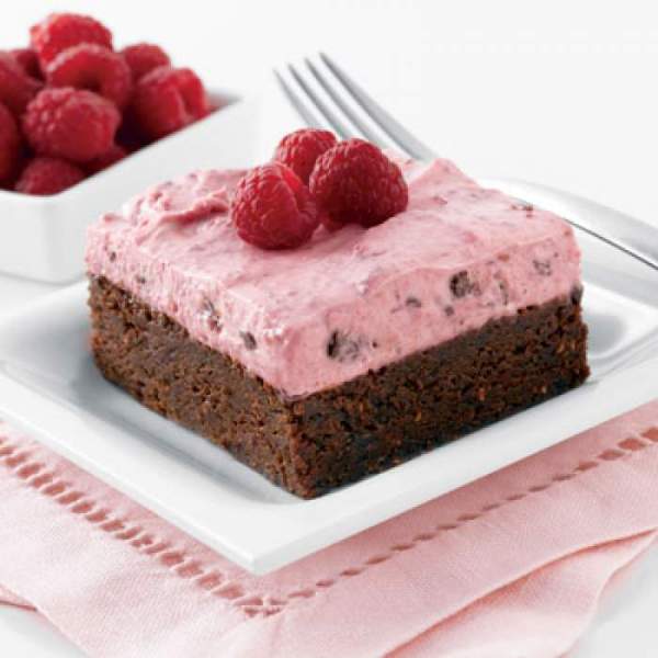 Chocolate Raspberry Brownie Mousse Delight