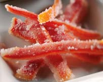 Candied Red Grapefruit Rind
