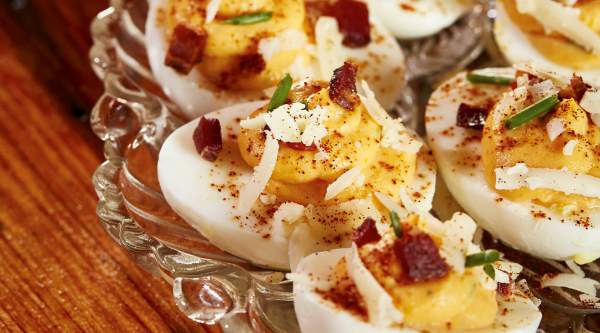 Sweet Potato Deviled Eggs