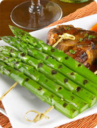 Grilled Rack of California Asparagus
