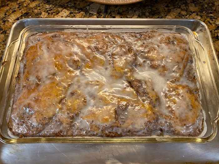 Honey Bun Cake recipe