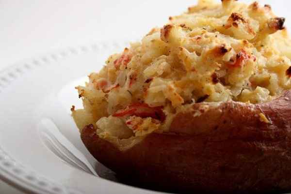 Cajun Crab-Stuffed Baked Potatoes recipe