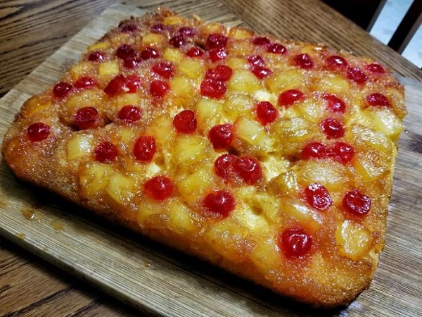 Crazy Quilt Pineapple Upside-Down Cake recipe