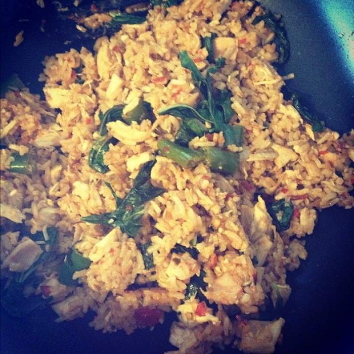 Fried Rice with Basil