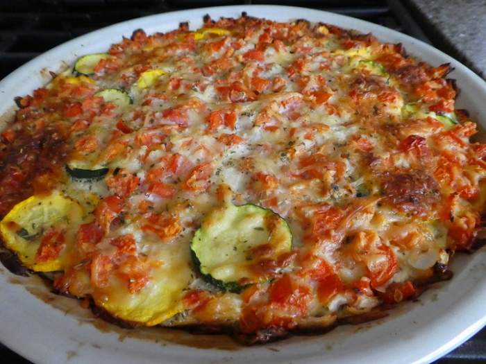 Impossible Zucchini-Tomato Pie
