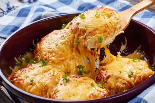 Cheesy Smothered Pork Chops