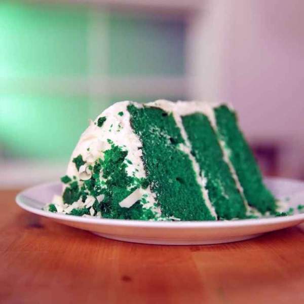 Green Velvet Cake recipe