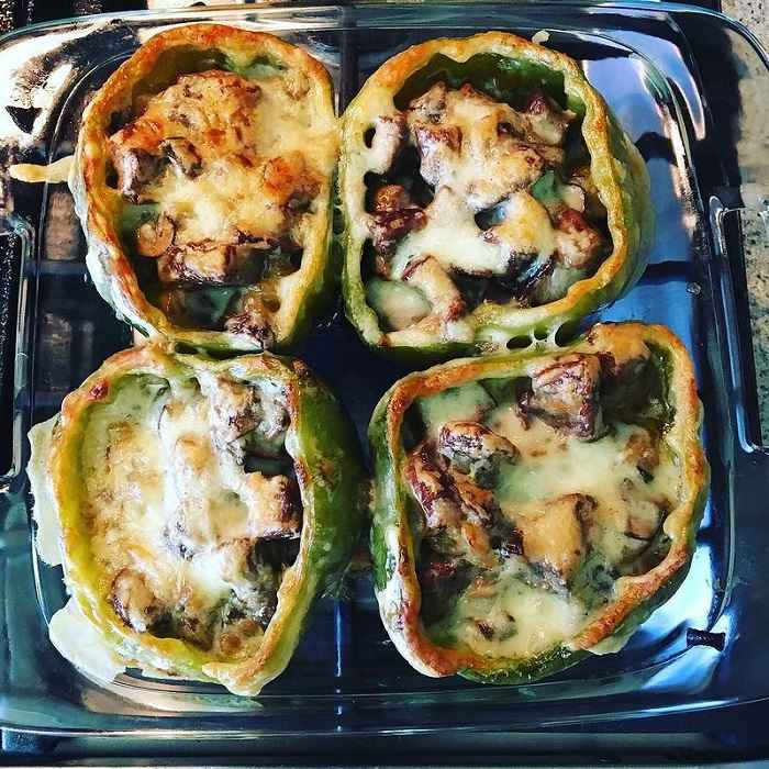 Philly Cheesesteak Stuffed Peppers recipe